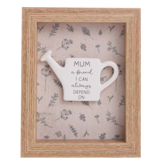 Moments Framed Plaque 12cm x 15cm – Mum, Friend