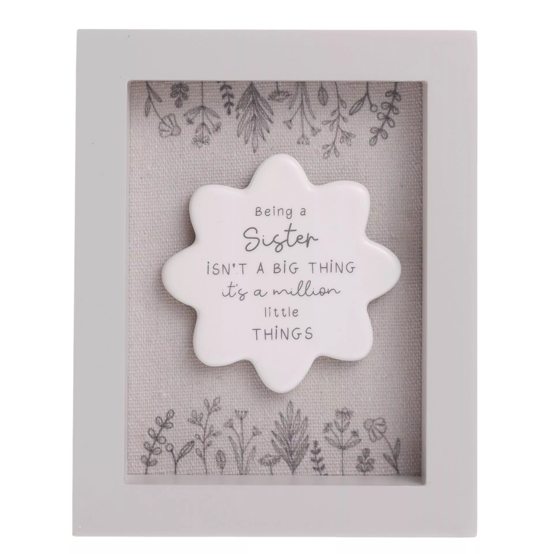 Moments Framed Plaque 12cm x 15cm – Sisters